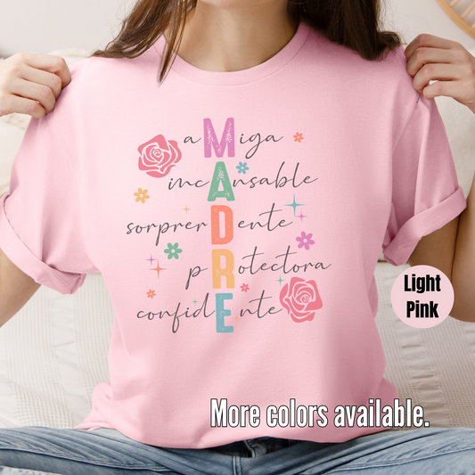 Madre Spanish Mothers Day Unisex Softstyle T-Shirt