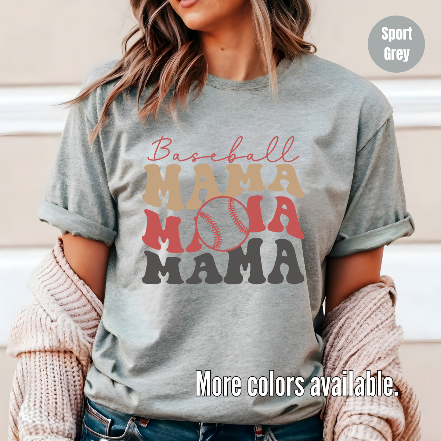 Baseball Mama Unisex Softstyle T-Shirt