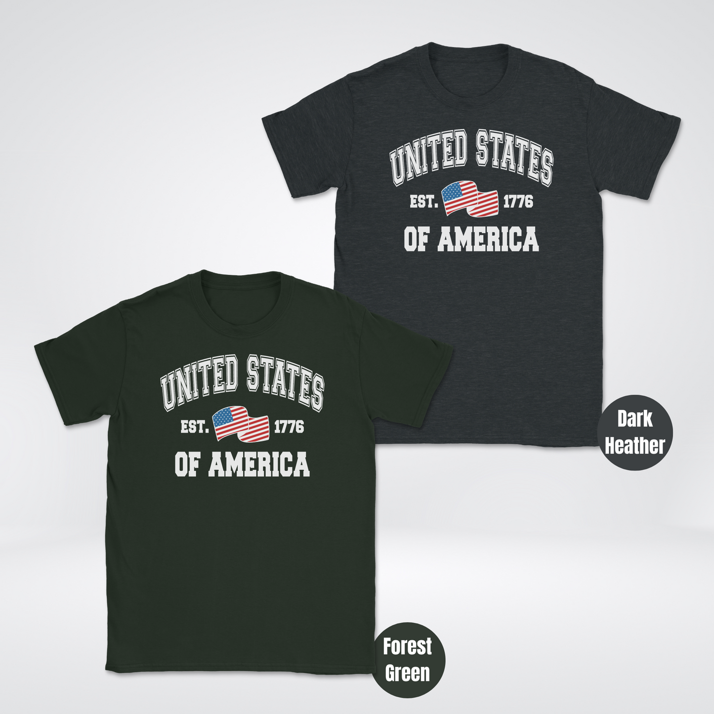 USA Est 1776 Varsity Unisex Softstyle T-Shirt