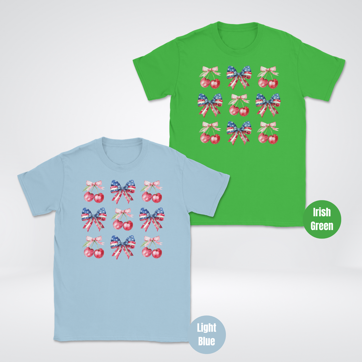 Cherries And Bows Coquette Unisex Softstyle T-Shirt