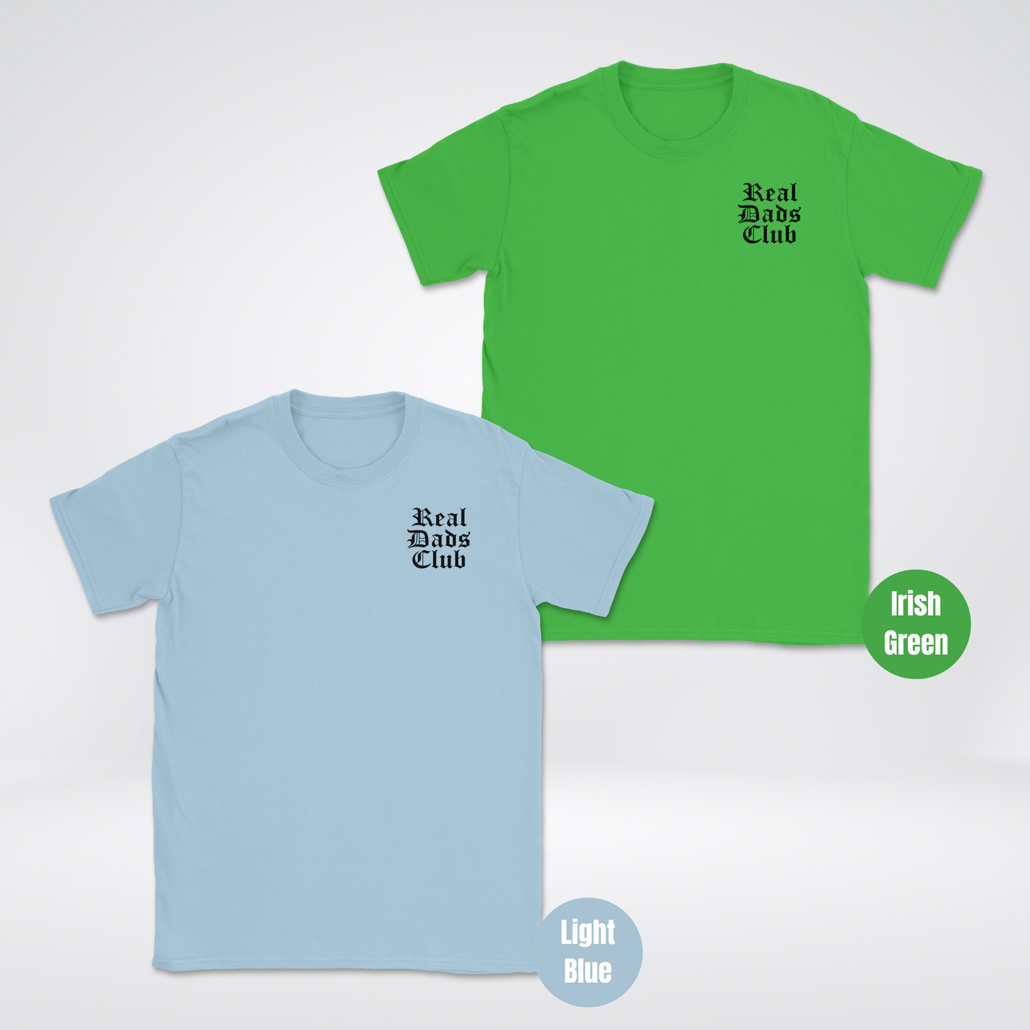 Real Dads Club Black Unisex Softstyle T-Shirt