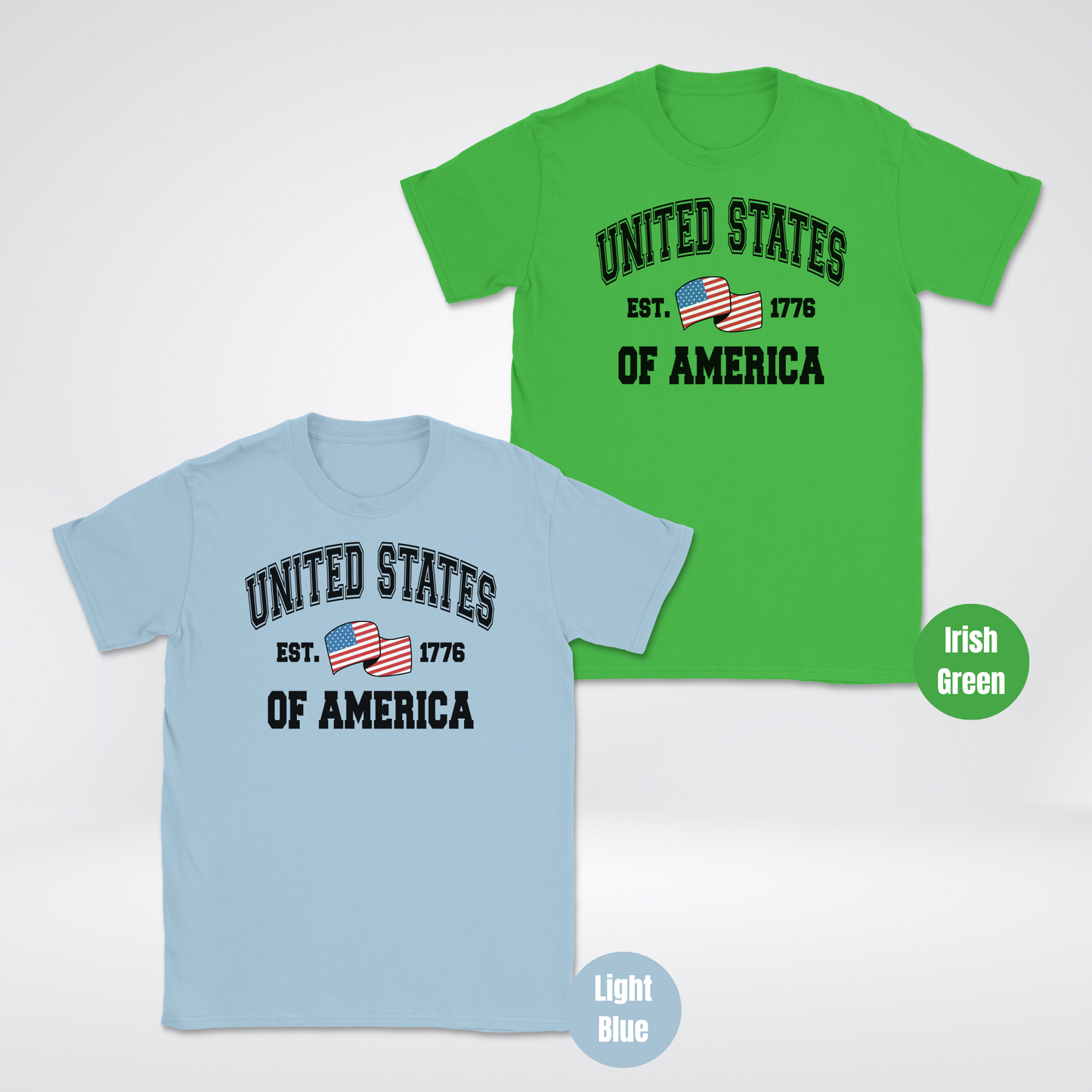 USA Est 1776 Varsity Unisex Softstyle T-Shirt