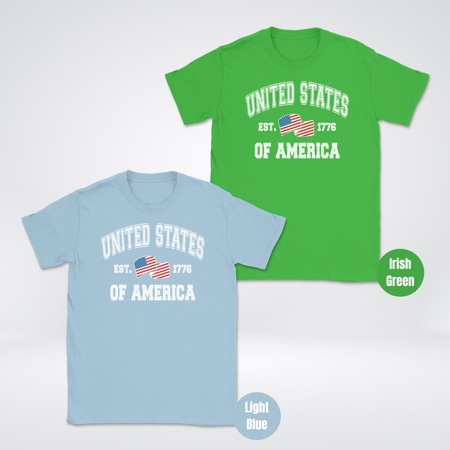 USA Est 1776 Varsity Unisex Softstyle T-Shirt