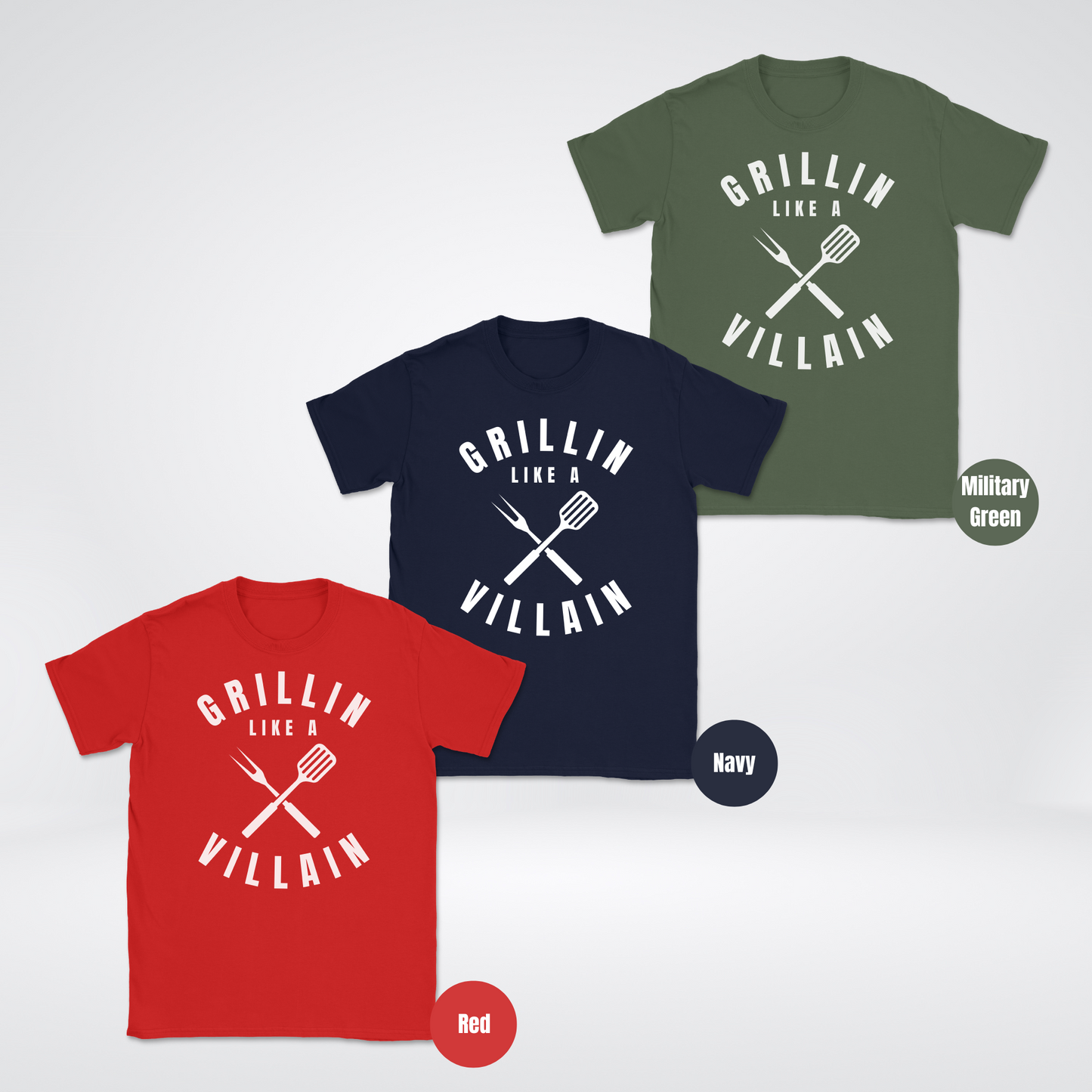 Grillin Like A Villain 2 Unisex Softstyle T-Shirt