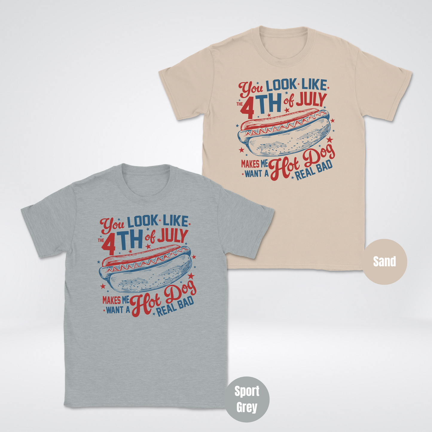 Hot Dog Real Bad Unisex Softstyle T-Shirt