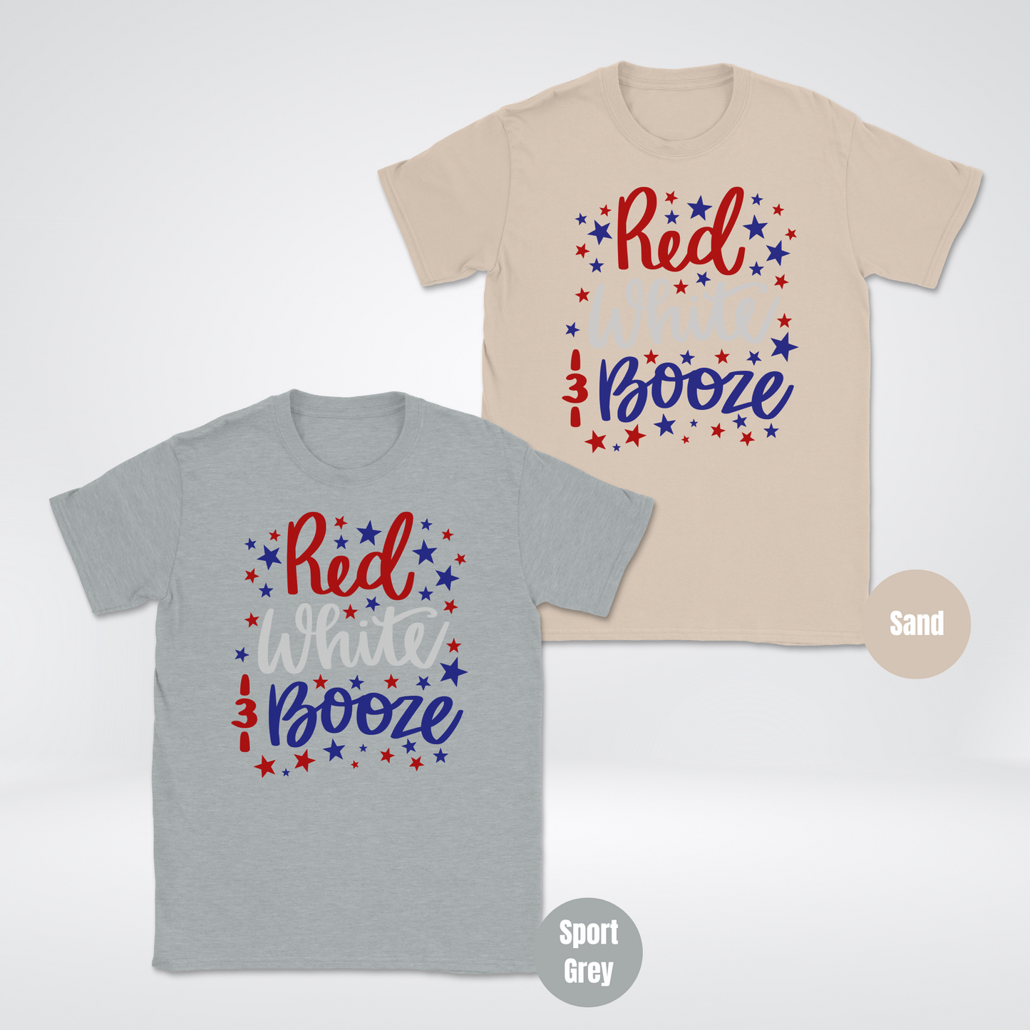 Red White & Booze Unisex Softstyle T-Shirt