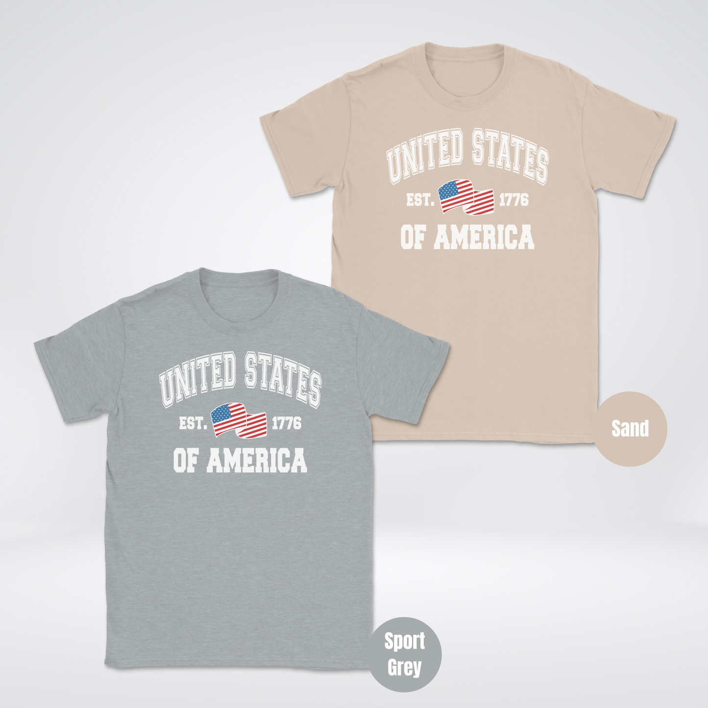 USA Est 1776 Varsity Unisex Softstyle T-Shirt