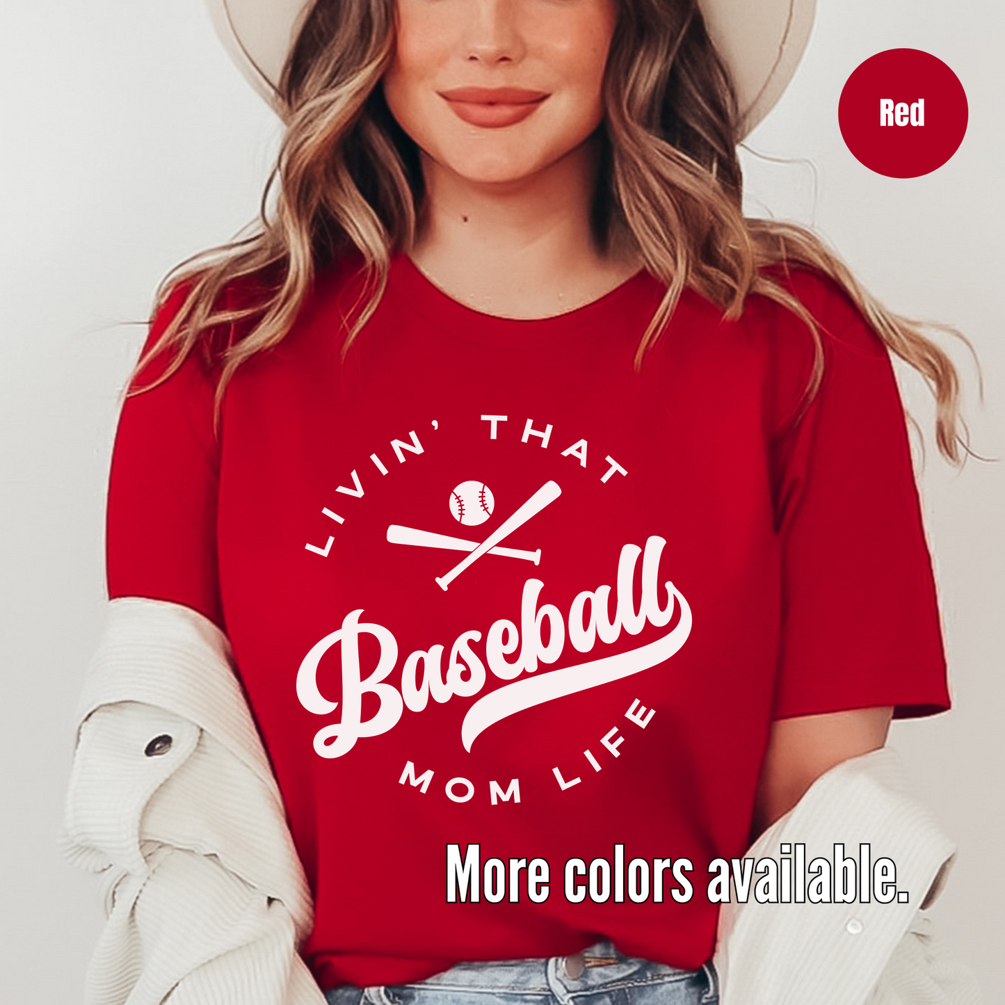 Livin’ That Baseball Mom Life T-Shirt