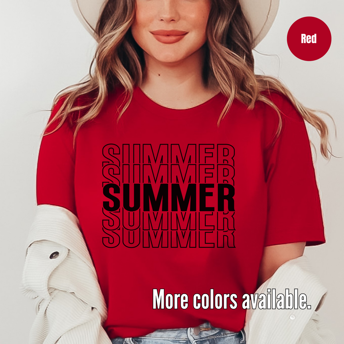 SUMMER Black Softstyle T-Shirt