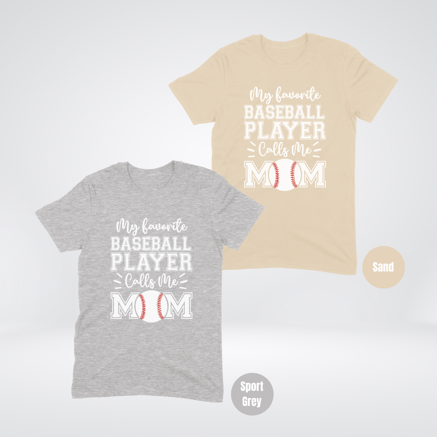 My Favorite Baseball Player Calls Me Mom Softstyle T-Shirt