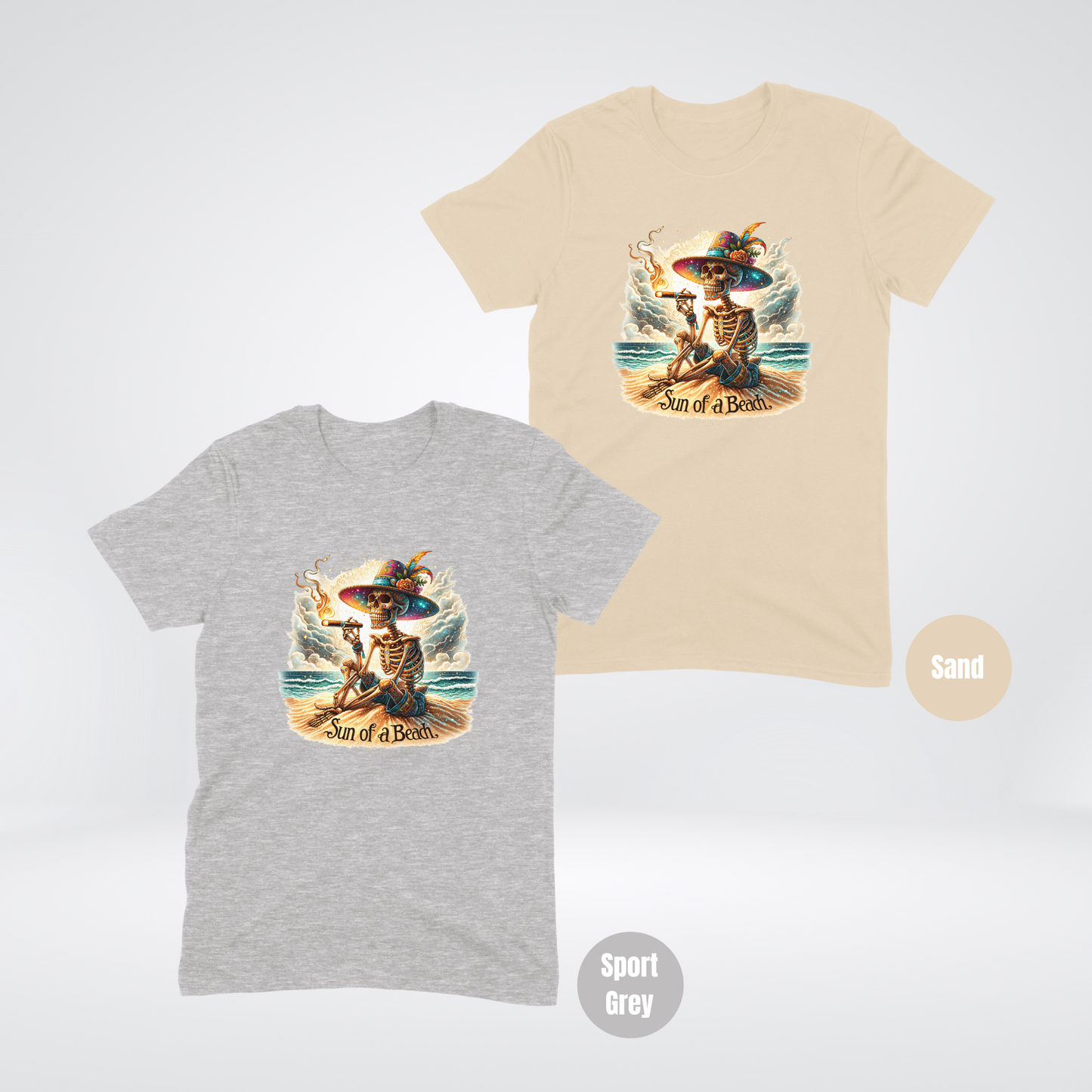 Sun Of A Beach Skeleton And Cigar Softstyle T-Shirt
