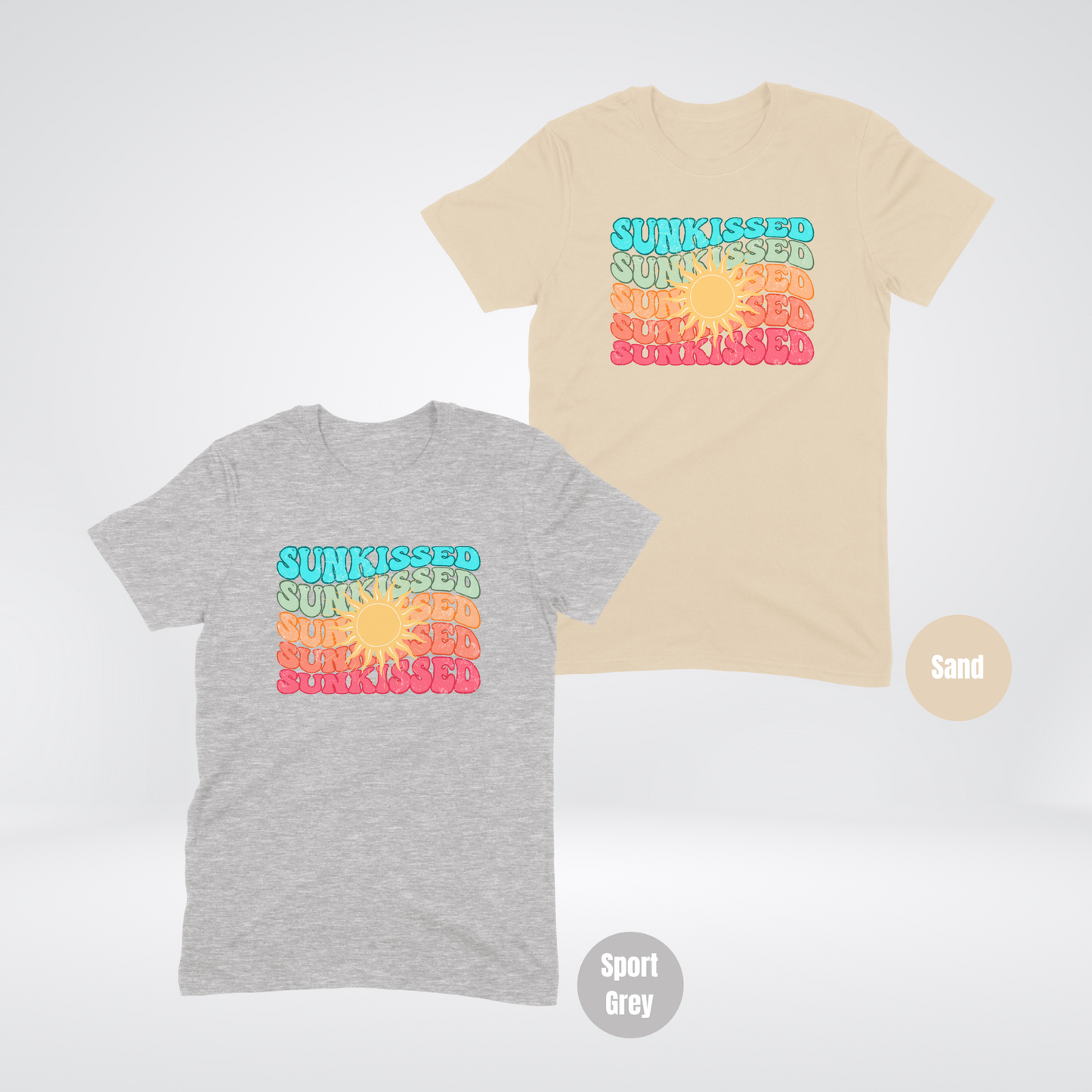 Sunkissed Stacked & Warped Softstyle T-Shirt