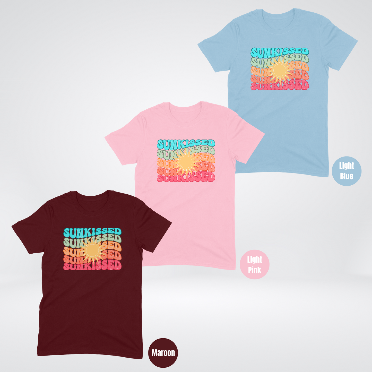 Sunkissed Stacked & Warped Softstyle T-Shirt