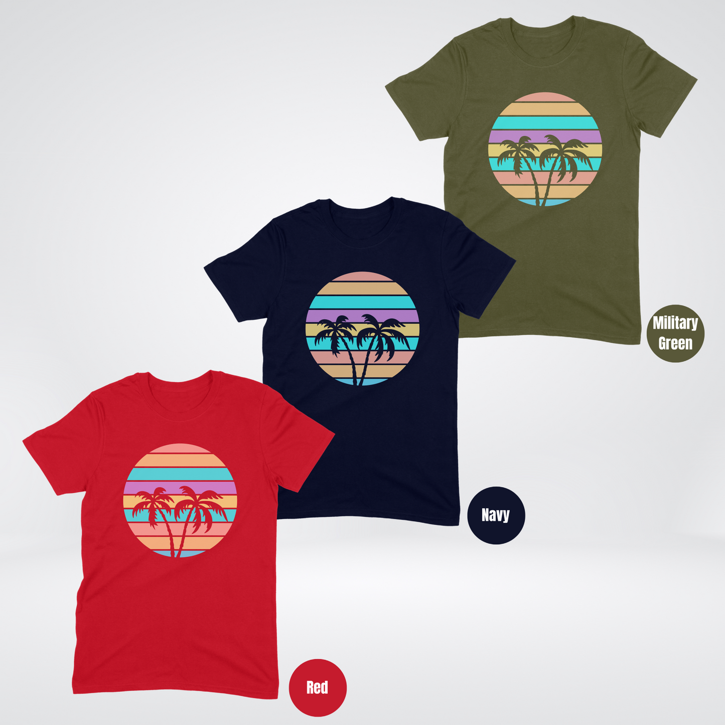 Retro Sunset Softstyle T-Shirt