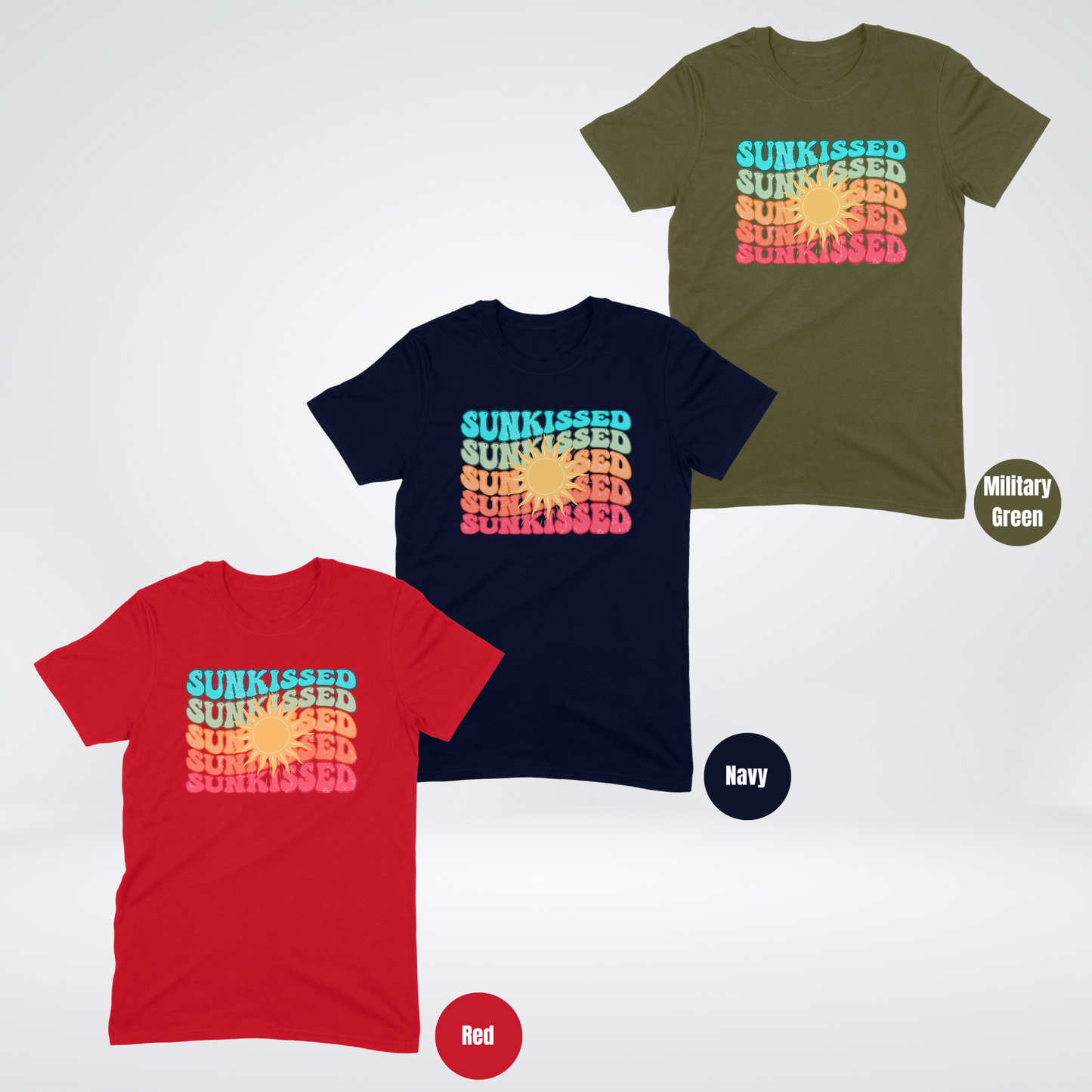 Sunkissed Stacked & Warped Softstyle T-Shirt