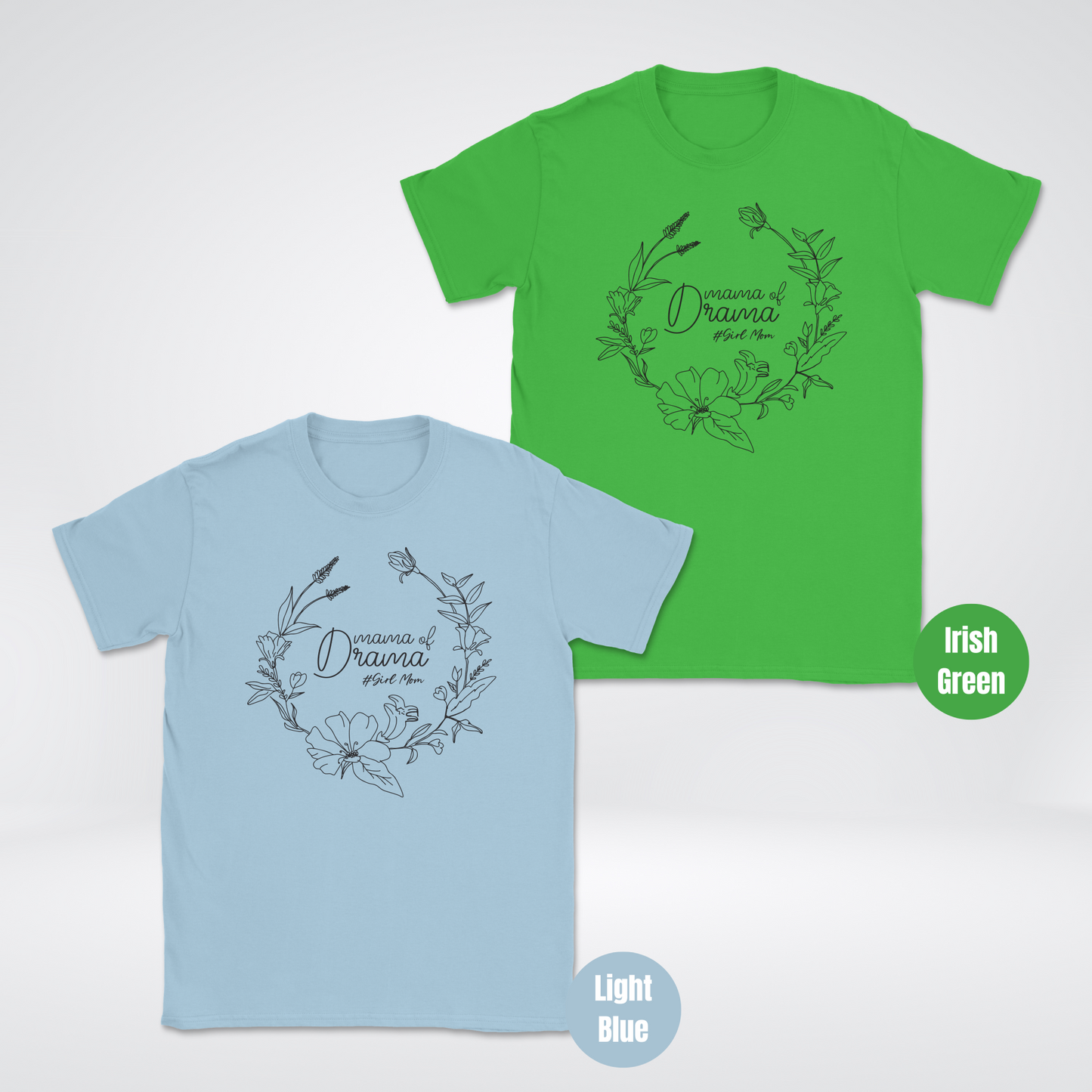Mama Of Drama Girl Mom Unisex Softstyle T-Shirt