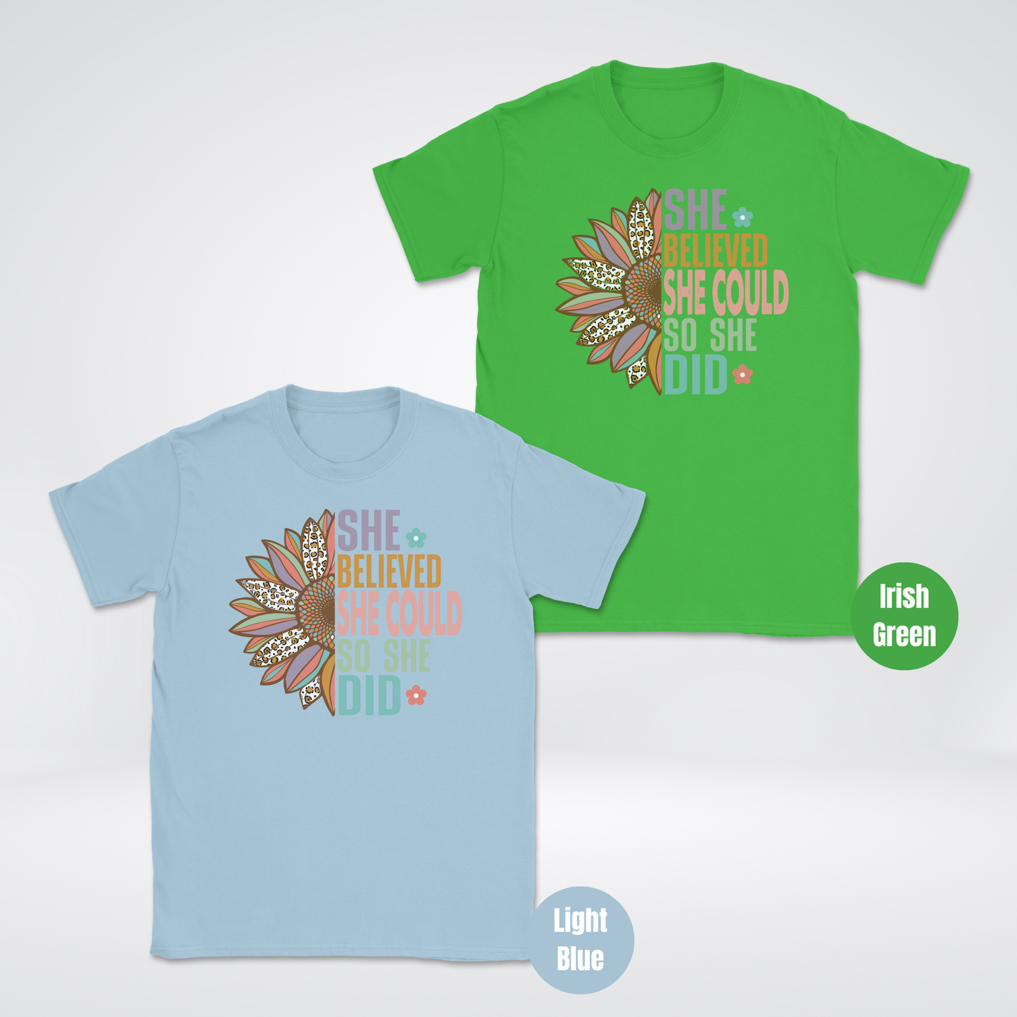 She Believed She Could So She Did Unisex Softstyle T-Shirt