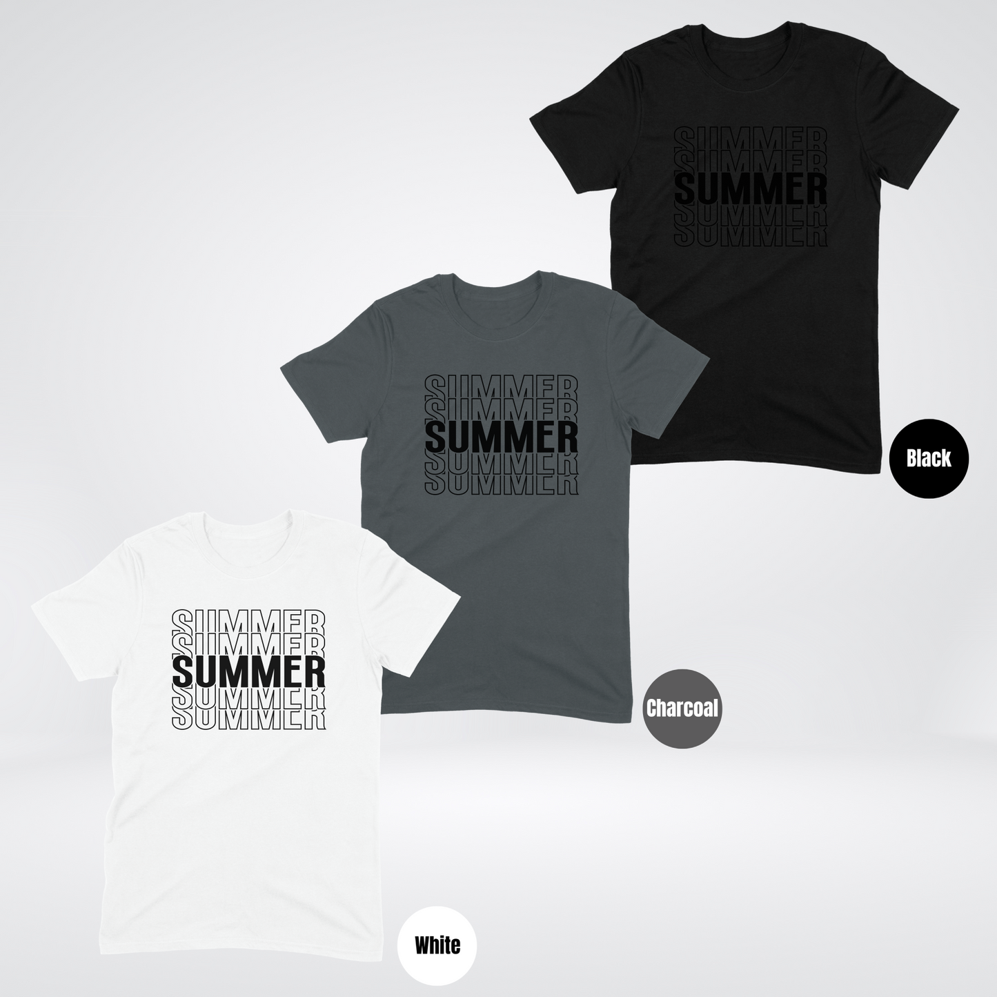 SUMMER Black Softstyle T-Shirt