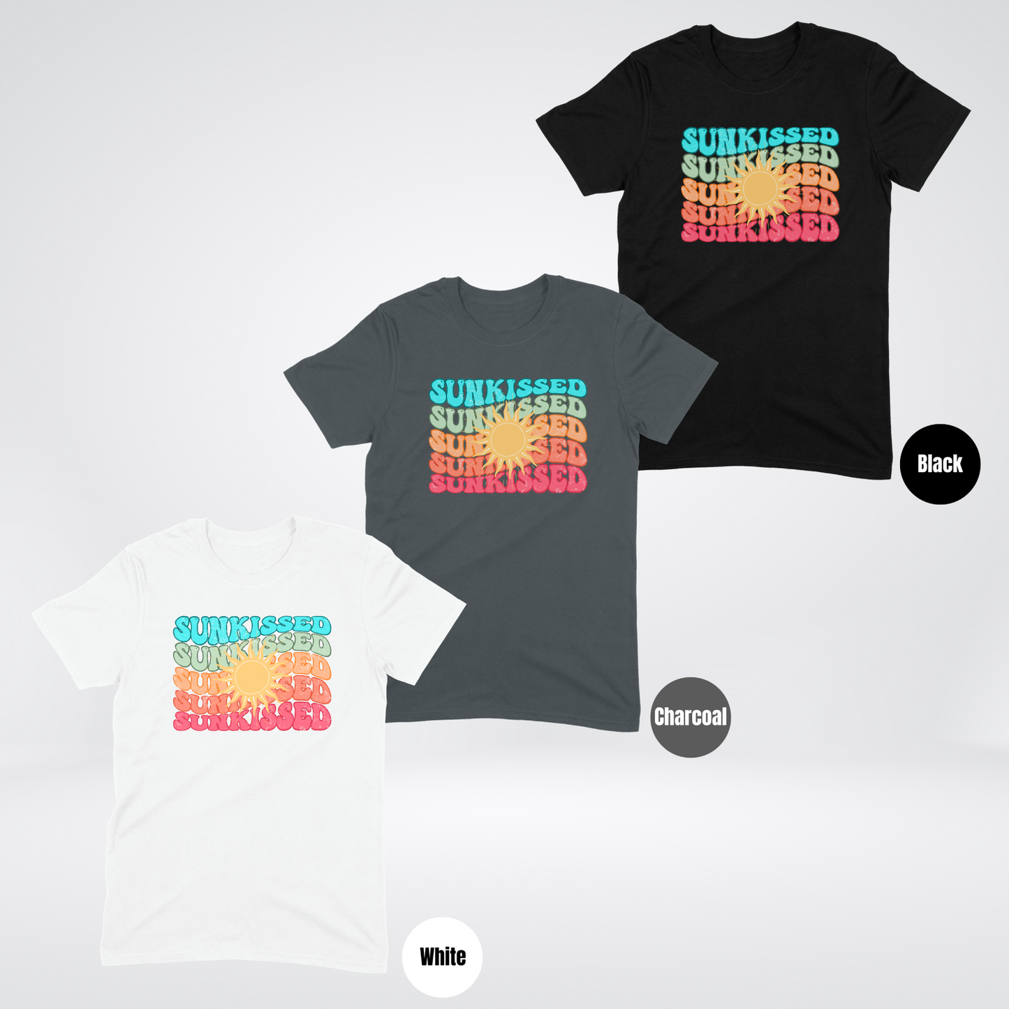 Sunkissed Stacked & Warped Softstyle T-Shirt