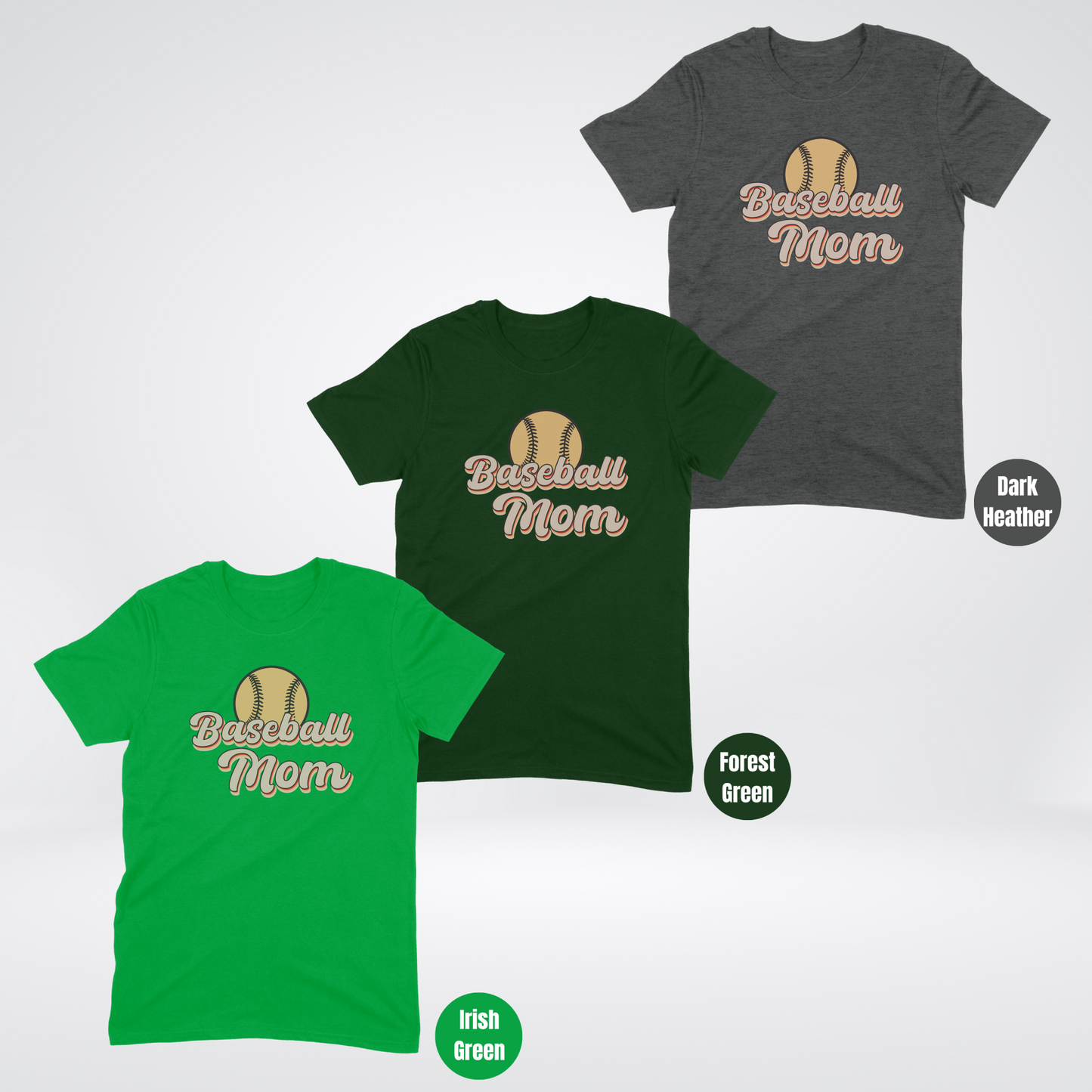 Baseball Mom Cursive T-Shirt