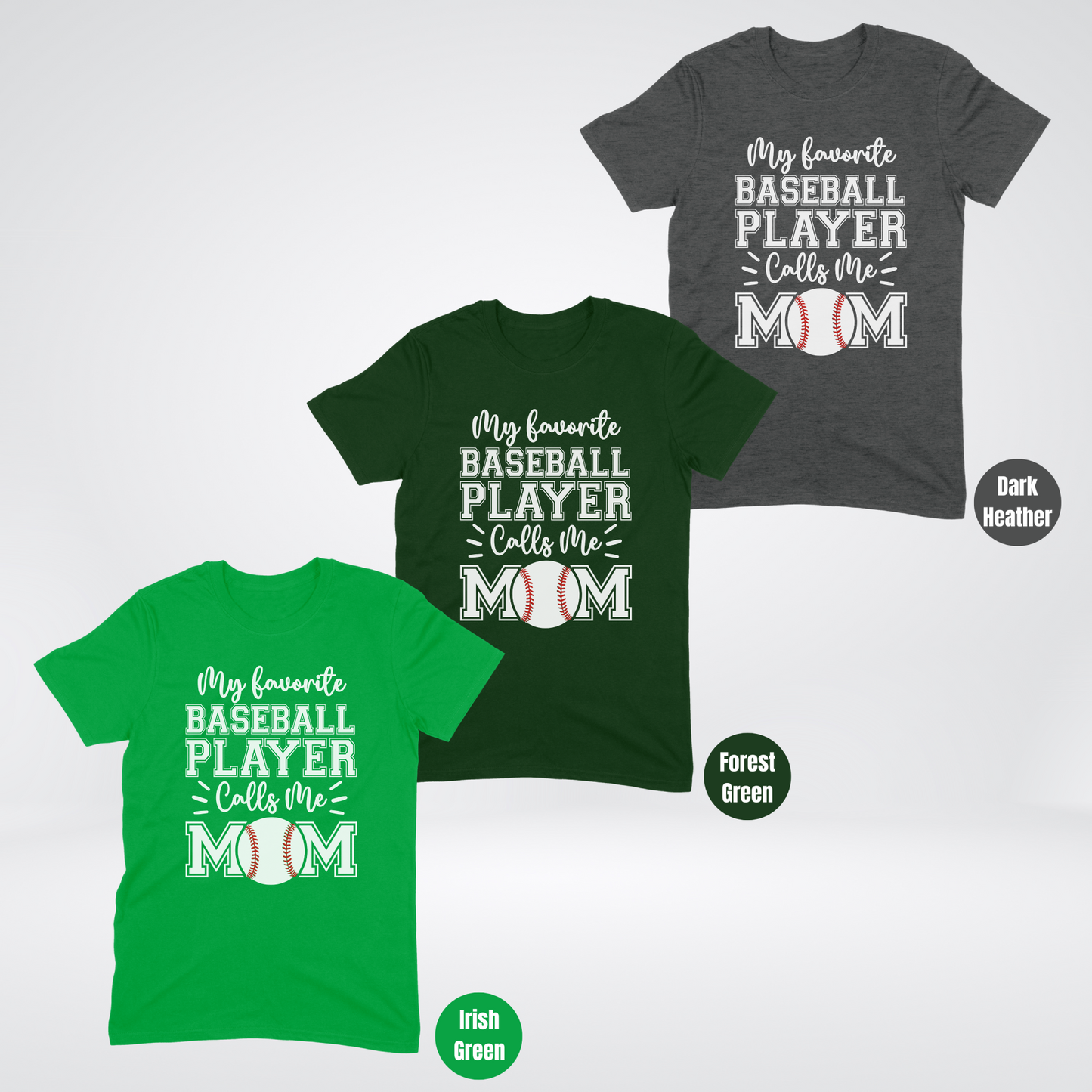 My Favorite Baseball Player Calls Me Mom Softstyle T-Shirt