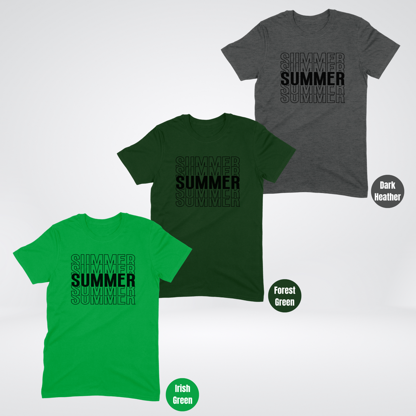 SUMMER Black Softstyle T-Shirt