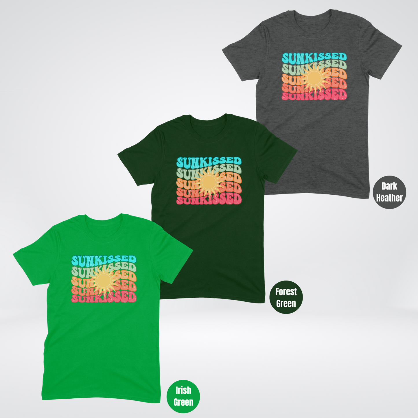 Sunkissed Stacked & Warped Softstyle T-Shirt
