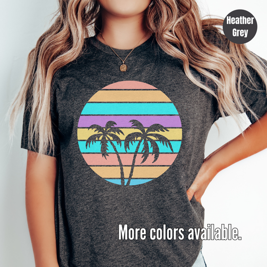 Retro Sunset Softstyle T-Shirt