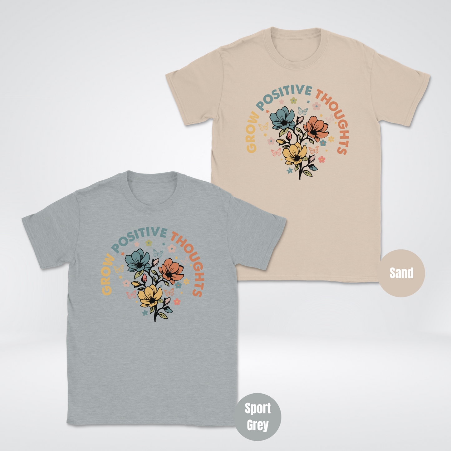 Grow Positive Thoughts Unisex Softstyle T-Shirt