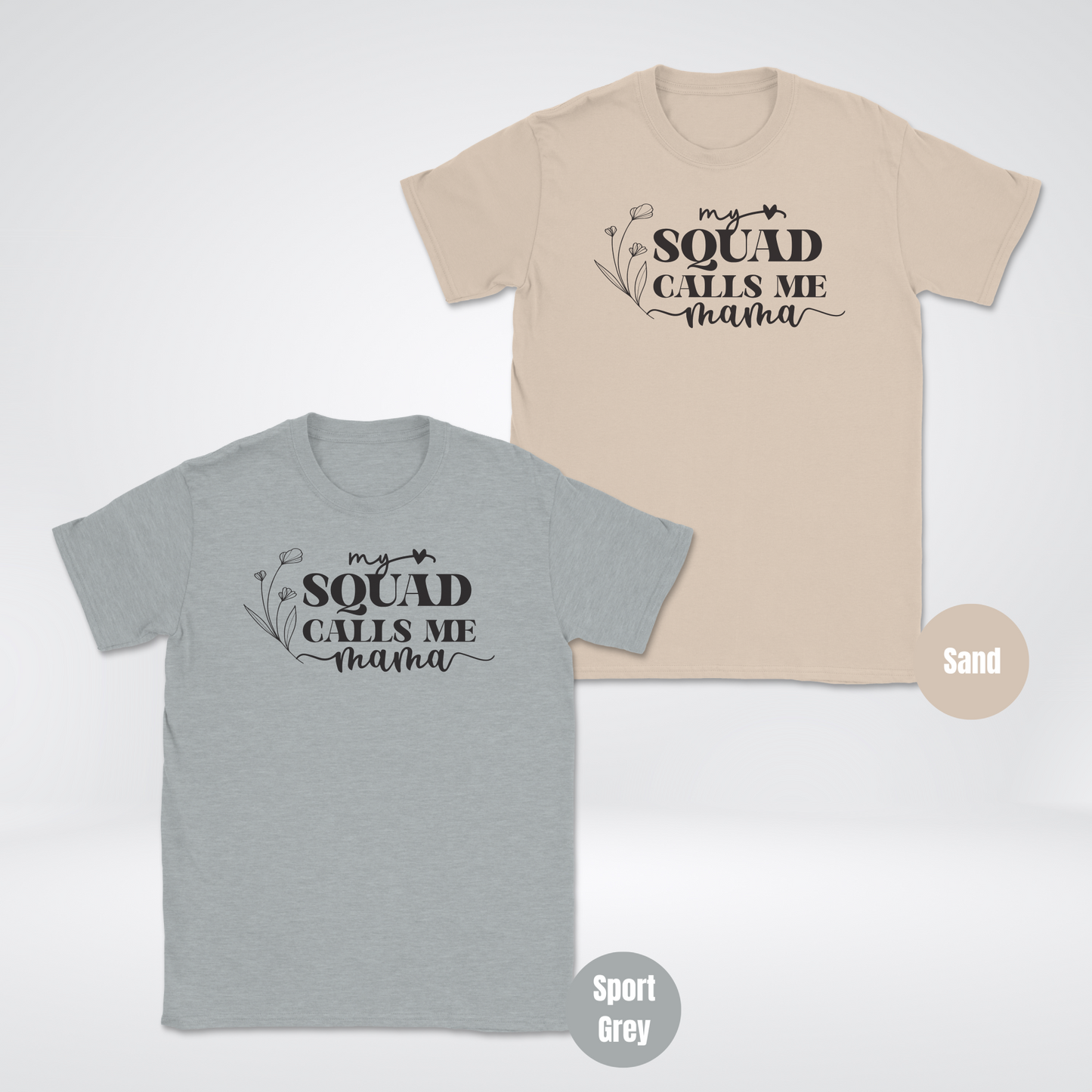 My Squad Calls Me Mama Unisex Softstyle T-Shirt