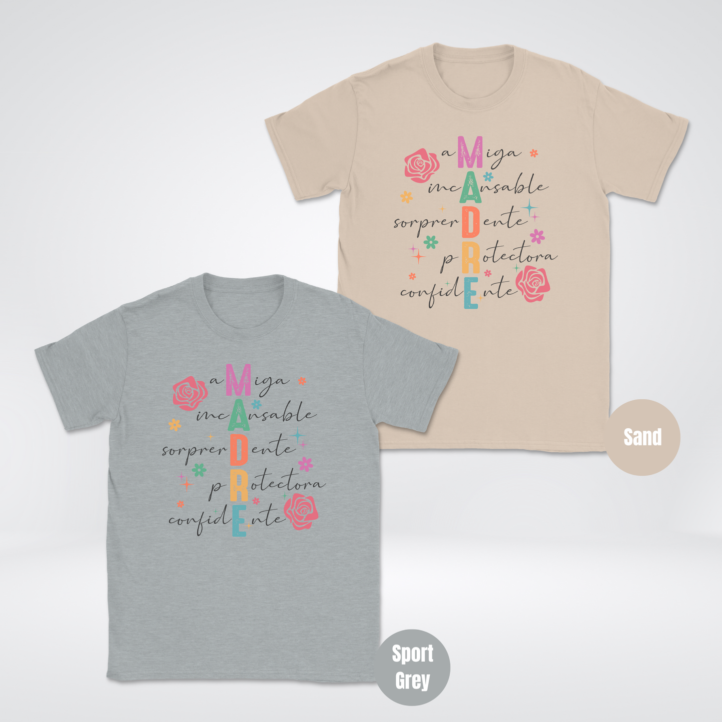 Madre Spanish Mothers Day Unisex Softstyle T-Shirt