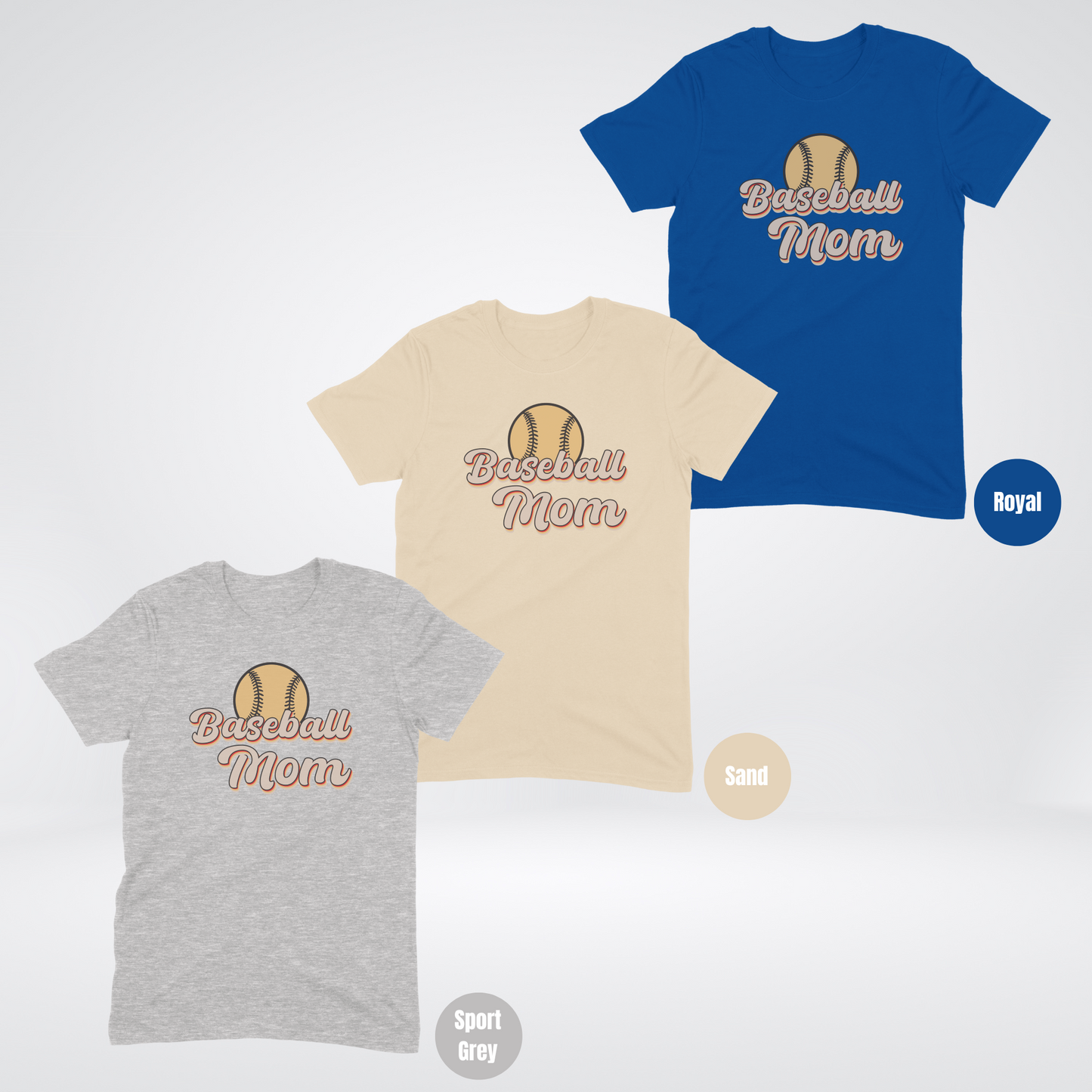 Baseball Mom Cursive T-Shirt