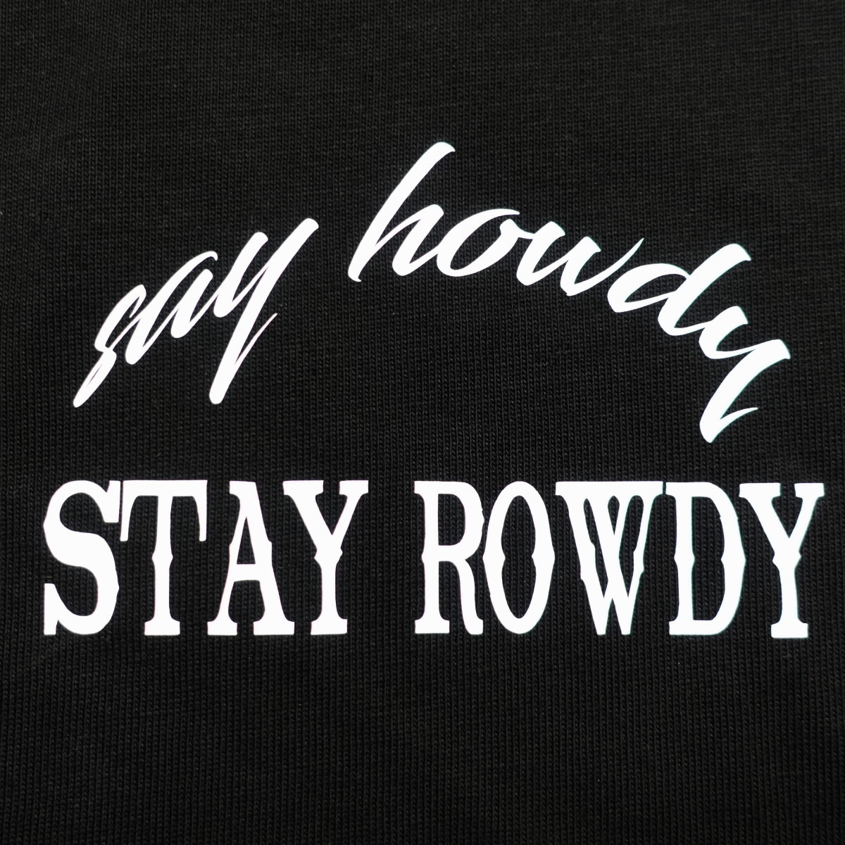 Say Howdy Stay Rowdy LC Unisex Softstyle T-Shirt