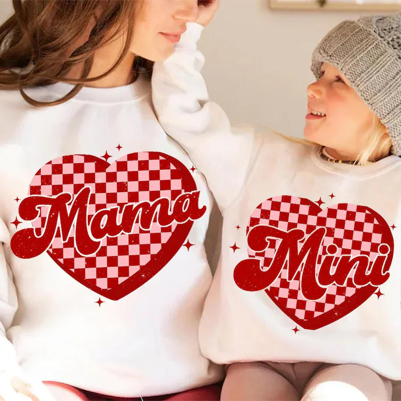 Mama x Mini Checkered Heart Collection