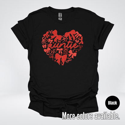 Auntie Red Bow Coquette T-Shirt