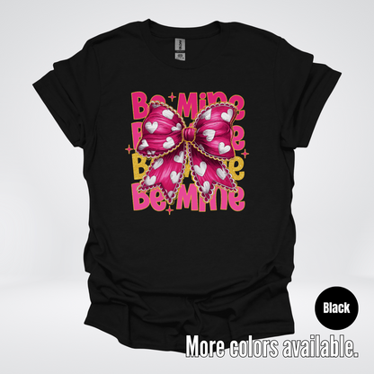 Be Mine Coquette Pink & Gold T-Shirt