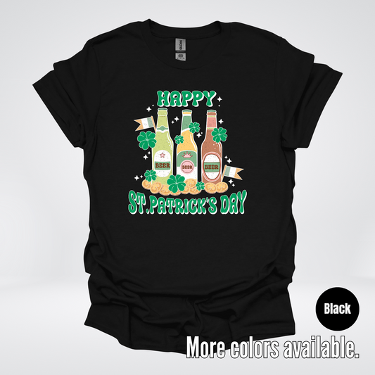 Three Bottles Saint Patrick's Day T-Shirt