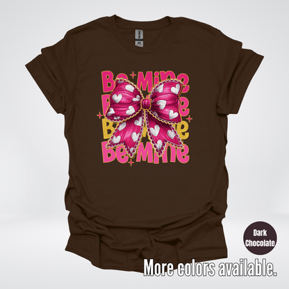 Be Mine Coquette Pink & Gold T-Shirt