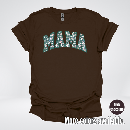 Mama Floral Green T-Shirt