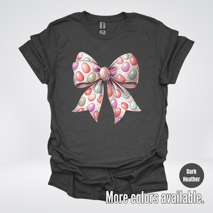 Easter Eggs Coquette Bow T-Shirt