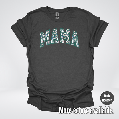 Mama Floral Green T-Shirt