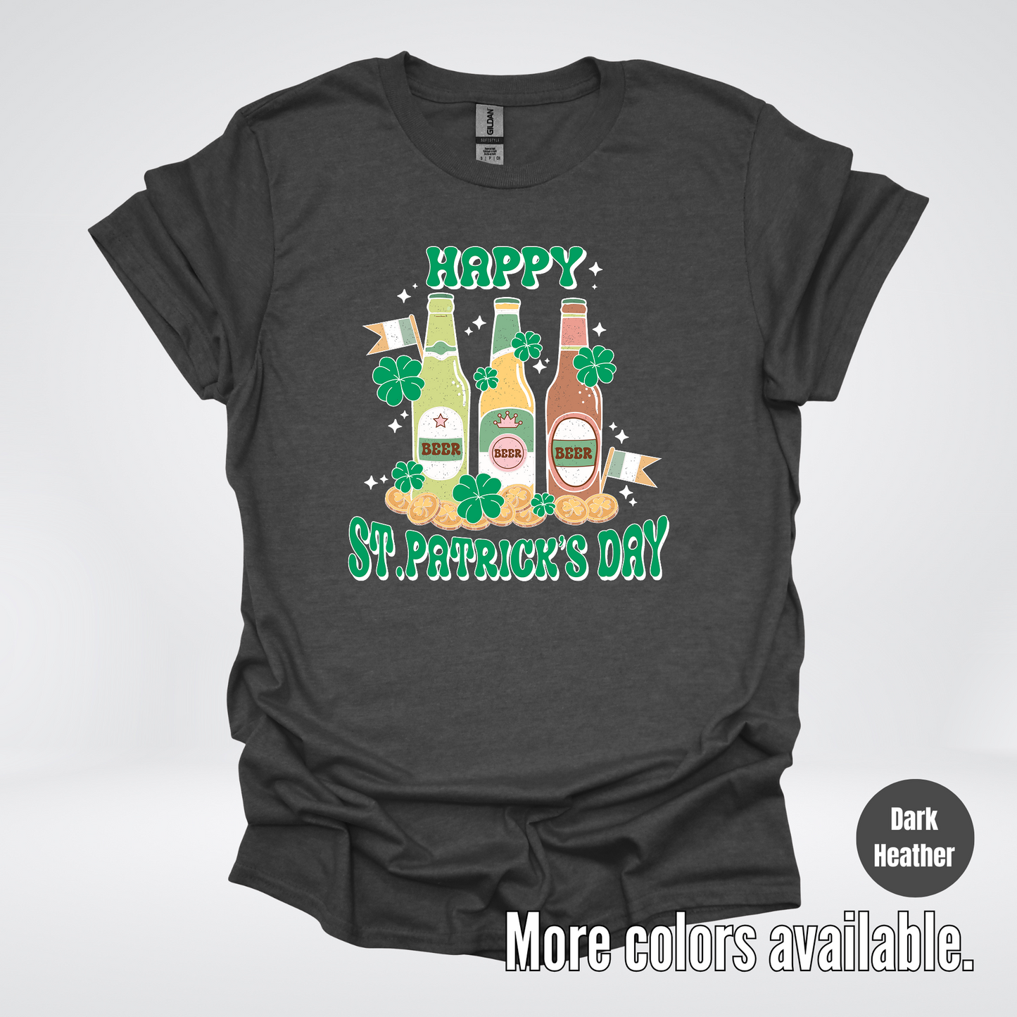 Three Bottles Saint Patrick's Day T-Shirt