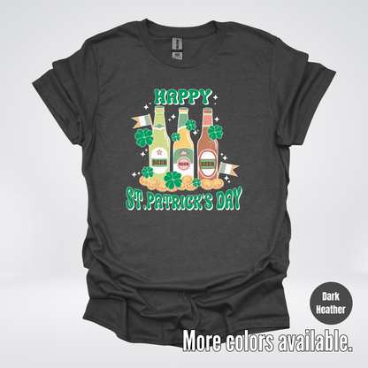 Three Bottles Saint Patrick's Day T-Shirt