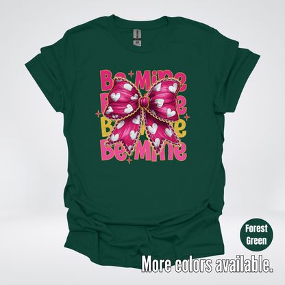 Be Mine Coquette Pink & Gold T-Shirt
