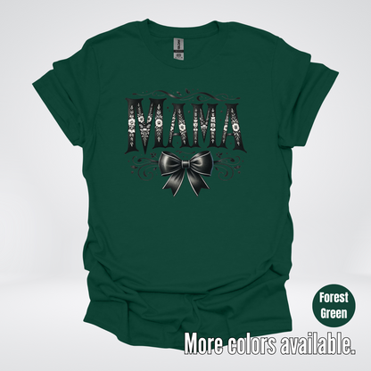 Mama Black & White Coquette T-Shirt