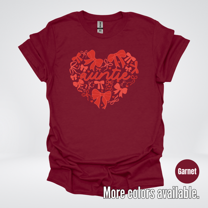 Auntie Red Bow Coquette T-Shirt