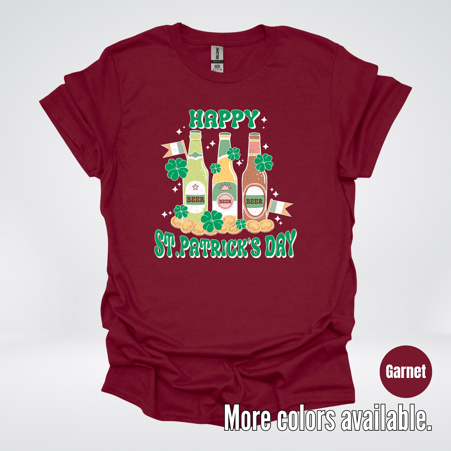 Three Bottles Saint Patrick's Day T-Shirt