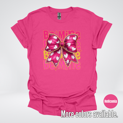 Be Mine Coquette Pink & Gold T-Shirt
