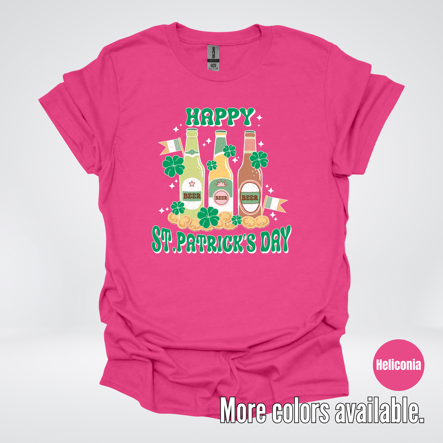 Three Bottles Saint Patrick's Day T-Shirt