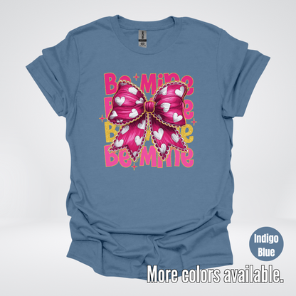 Be Mine Coquette Pink & Gold T-Shirt